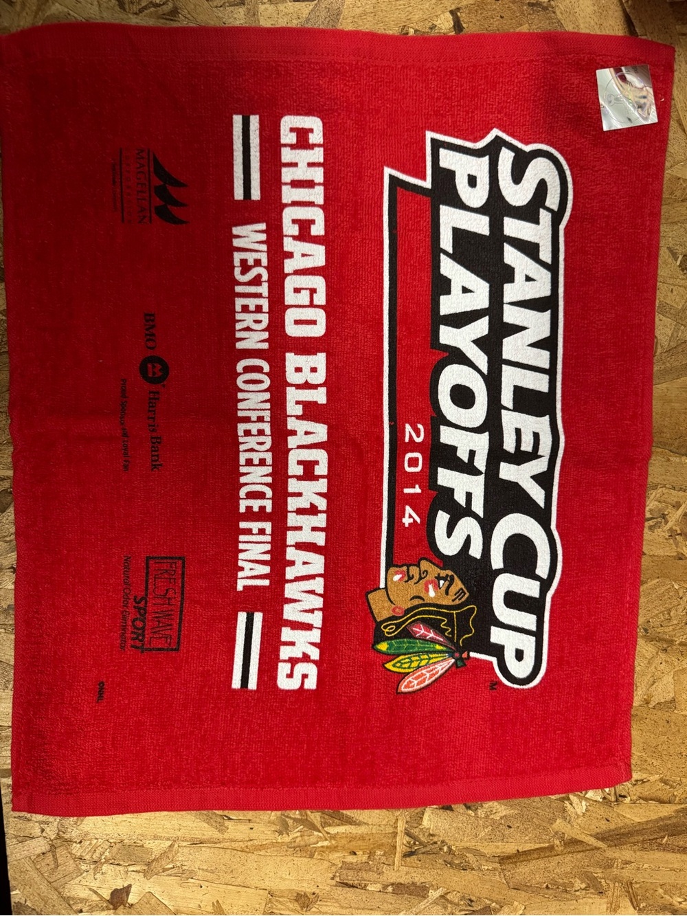 Reebok Red Chicago Blackhawks Stanley Cup Playoffs Rally Towel